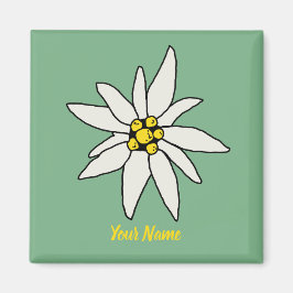 エーデルワイスシャレーフラワーレトロハッツヴィンテージアルム マグネット