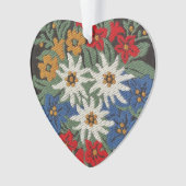 エーデルワイススイスアルパインフラワー オーナメント (正面)