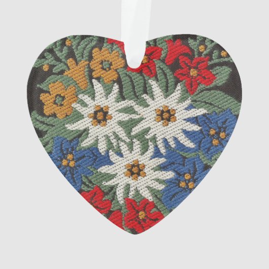 エーデルワイススイスアルパインフラワー オーナメント (裏面)