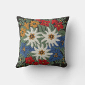 エーデルワイススイスアルパインフラワー クッション (裏面)