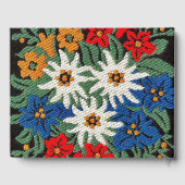 エーデルワイススイスアルパインフラワー ゲストブック (裏面)