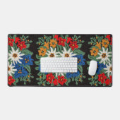エーデルワイススイスアルパインフラワー デスクマット (キーボード&マウス)