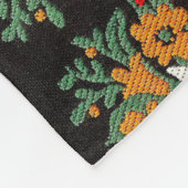 エーデルワイススイスアルパインフラワー フリースブランケット (角)