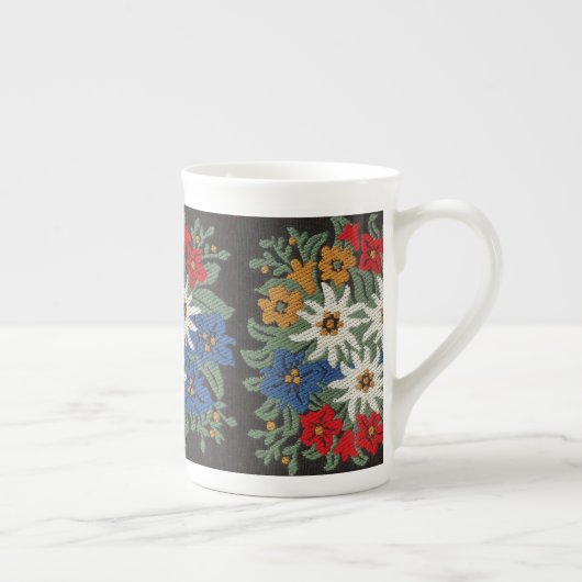 エーデルワイススイスアルパインフラワー ボーンチャイナマグカップ (右)