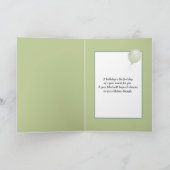 エーデルワイススイスアルプスウィンドウ誕生日 カード (内部)