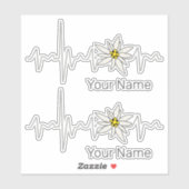 エーデルワイスハートビートオクトーバーフェストヴィンテージ土産 シール (シート)