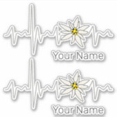 エーデルワイスハートビートオクトーバーフェストヴィンテージ土産 シール (正面)