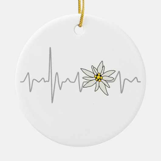 エーデルワイスハートビートオクトーバーフェストヴィンテージ土産 セラミックオーナメント (正面)