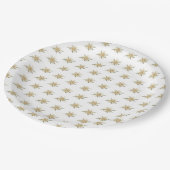 エーデルワイスフローラ ペーパープレート (アングル)