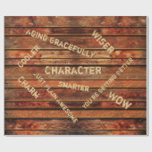 エーパーソナライズされたジ紙でのラップ引用文 ラッピングペーパー (フラット)