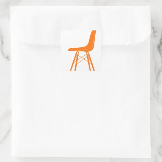 エームズ成形プラスチック製サイドチェア スクエアシール (バッグ)