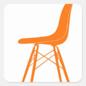 エームズ成形プラスチック製サイドチェア スクエアシール (正面)