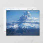 エーヤフジャラヨクル火山噴火アイスランド ポストカード (正面/裏面)