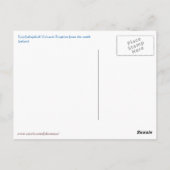 エーヤフジャラヨクル火山噴火アイスランド ポストカード (裏面)