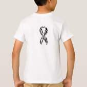 エーラス・ダンロス症候群の認知を広める子供用Tシャツ Tシャツ (裏面)
