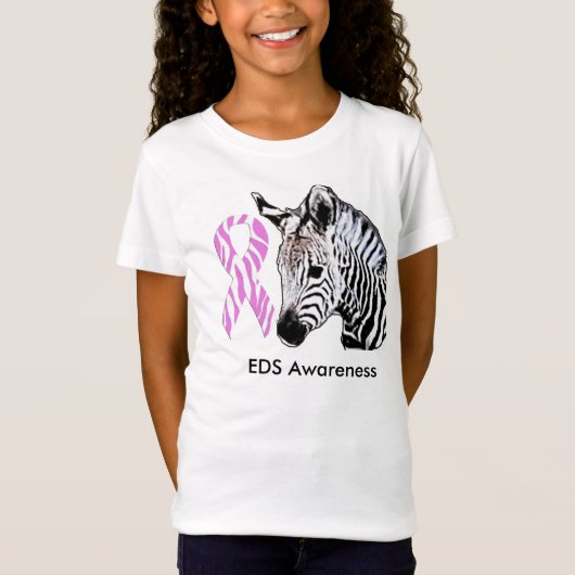 エーラス・ダンロス症候群の認識Tシャツ Tシャツ (正面)