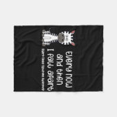 エーラーズダロス認識度 – 時々I Fal フリースブランケット (正面(横))