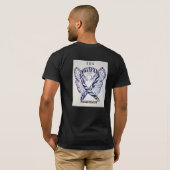 エーラーズ – ダロス症候群(EDS)認識度リボンティー Tシャツ (裏面フル)