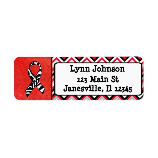 エーラーズ – ダロス症候群EDS差出人住所ラベル ラベル (正面)