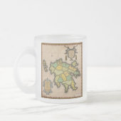 エーリーカデリウムマップフロステッドビールマグ フロストグラスマグカップ (左)