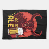 エールに行く – Satan Drink Beer キッチンタオル (横)