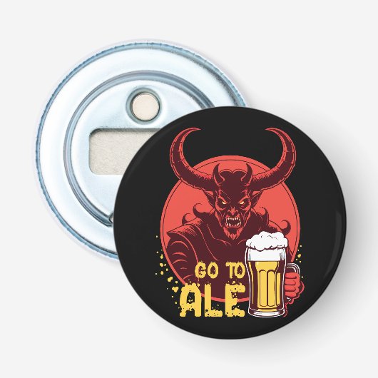 エールに行く – Satan Drink Beer 栓抜き (正面)