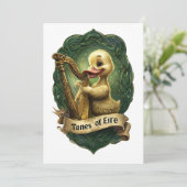 「エールのメロディ」ケルト遊ック・アヒルのハープ 招待状 (スタンド正面)