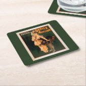 エールの永遠に続く悪魔のオークションの演劇 スクエアペーパーコースター (アングル)