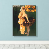 エールの永遠の悪魔のオークション遊 キャンバスプリント (インサイチュ (ウッドフロア))