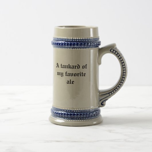 エールのtankard. ビールジョッキ (右)
