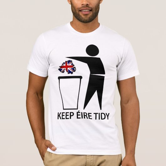 エールを整頓された保って下さい Tシャツ (正面)