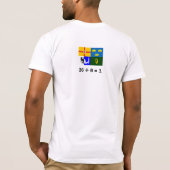 エールを整頓された保って下さい Tシャツ (裏面)