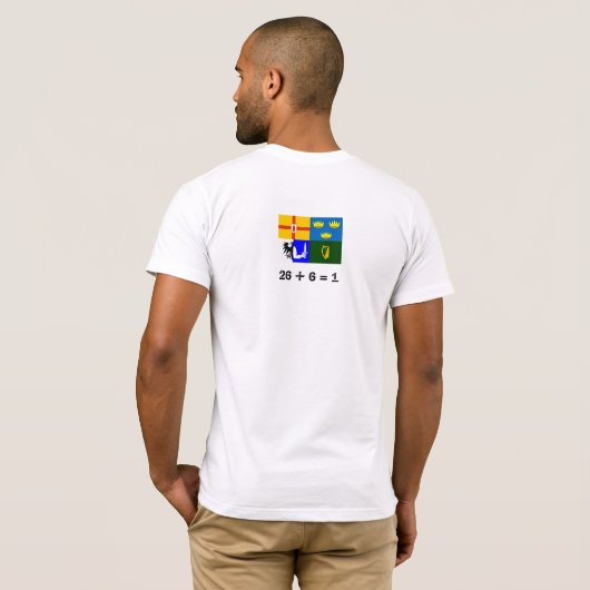 エールを整頓された保って下さい Tシャツ (裏面フル)