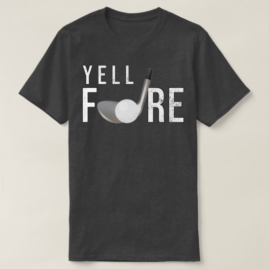 エールフォーゴルおもしろいフギフトゴルフプレイヤーギフト Tシャツ (デザイン正面)