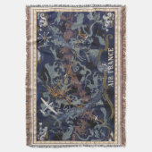 エールフランス: De nuitとde jourのdansのtous lesのciel スローブランケット (正面縦)