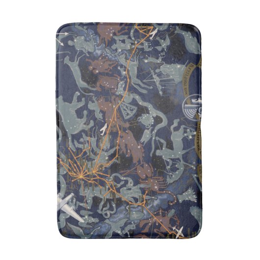 エールフランス: De nuitとde jourのdansのtous lesのciel バスマット (正面縦)