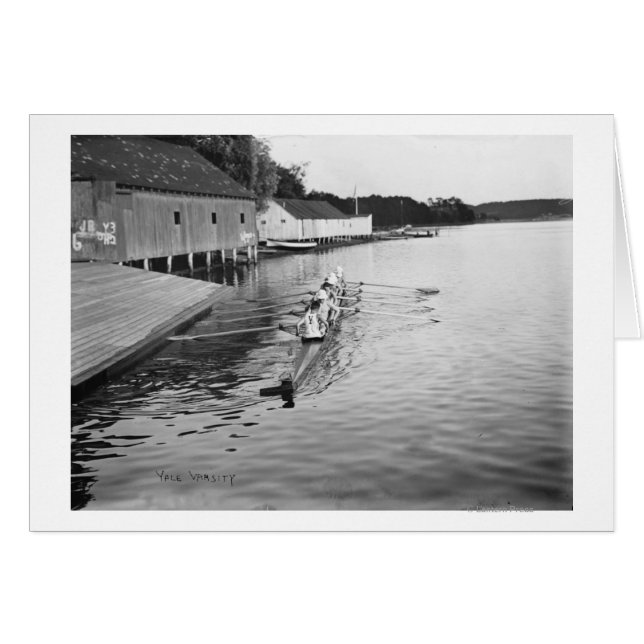 エール大学ローイングクルーチーム写真 (正面横)