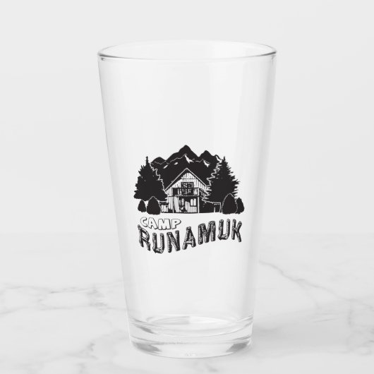 「エール賛成」のキャンプガラス タンブラーグラス (正面)