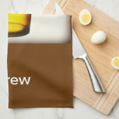 エール・グラスを醸造する キッチンタオル (四つ折り)