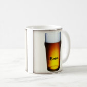 エール・グラスを醸造する コーヒーマグカップ (正面右)