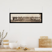 エール・フットボール・チームの写真1908 ポスター (キッチン)