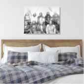 エーンへの総マイルに会ったラコタインディアンの首長 キャンバスプリント (インサイチュ (寝室))