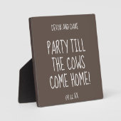 エー素朴ゼル付きバ結婚ンのロゴプラーク フォトプラーク (正面)