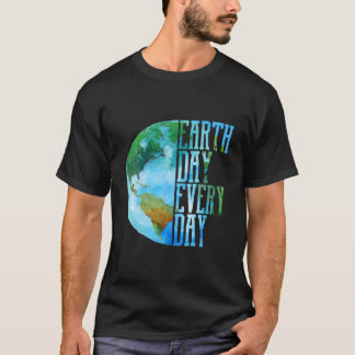エー・デイ・エブリ・デイ・プラネット・ネイチャー Tシャツ