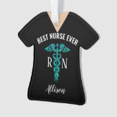 エ最高のバメディカルカデパーソナライズされたウス オーナメント (正面)