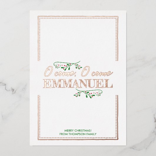 エ来マヌエル！ 箔シーズンカード (正面)