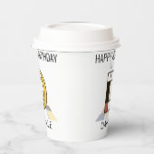 オсール新可塑主義スタイルモノグラム。文字D 紙コップ (左)