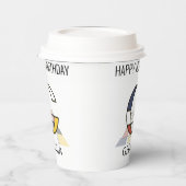 オсール新可塑主義スタイルモノグラム。文字G 紙コップ (左)