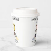 オсール新可塑主義スタイルモノグラム。文字N 紙コップ (左)