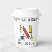 オсール新可塑主義スタイルモノグラム。文字N 紙コップ (裏面)